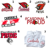 Cardinals - Youth NuBlend® Crewneck Sweatshirt - JERZEES 562BR