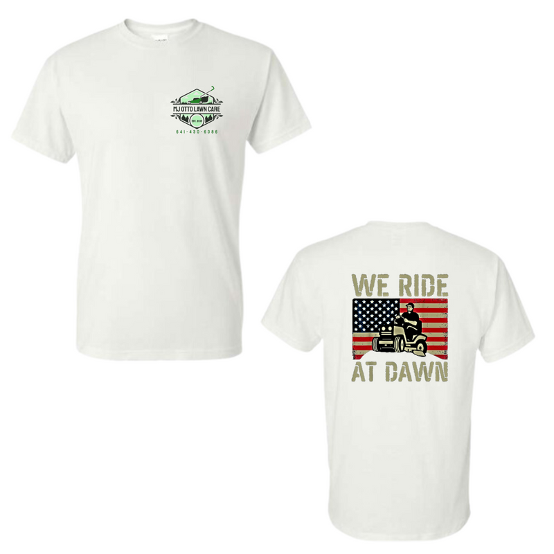 MJ Otto (unisex) DryBlend® T-Shirt - Gildan 8000 (WE RIDE AT DAWN)