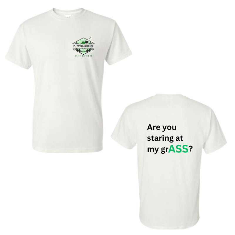 MJ Otto (unisex) DryBlend® T-Shirt - Gildan 8000 (STARING AT MY GRASS)