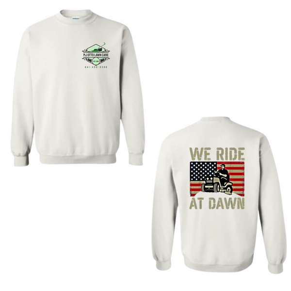 MJ OTTO - DryBlend® Crewneck Sweatshirt - Gildan 12000 (RIDE AT DAWN)