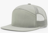 Richardson 168 Hi-Pro 7 Panel Trucker-Leather patch