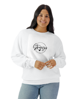 Comfort Colors Lightweight Fleece Crewneck Sweatshirt (Stronger Than the Storm)